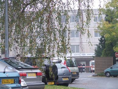 Accueil de l'hopital René Albetier