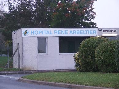 entrée de l'hopital René Albetier